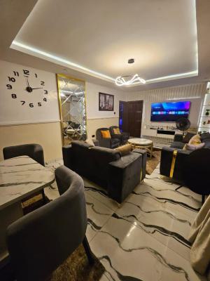 a Brand New Cozy and Beautiful 3 Bedroom Well Furnished Apartment, Akinyele Inside, Abesan, Ipaja, Lagos, Flat / Apartment Short Let