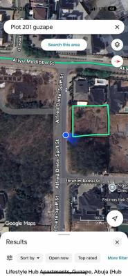 2000sqms at Guzape Main, Guzape District, Abuja, Land for Sale