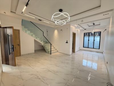 Fully Automated Newly Built 4 Bedroom Terrace: Voice Control, Bq, Gym, Pool, Lekki Phase 1, Lekki, Lagos, Terraced Duplex for Rent