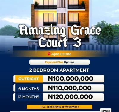 Luxury 2 Bedroom Apartment Few Minutes From The Airport, Five Minute to The International Airport, Ajao Estate, Ikeja, Lagos, Flat / Apartment for Sale