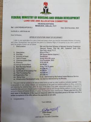 Distress   500 Sqm  Saale, Apo, Apo, Abuja, Residential Land for Sale