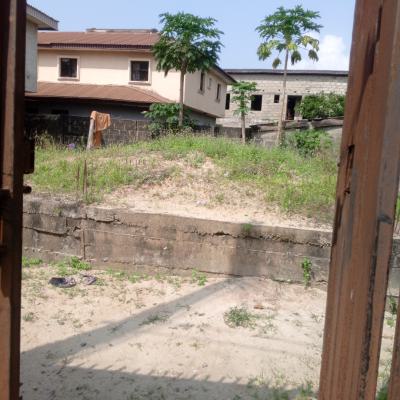 Half Plot of Land with Foundation for a Duplex, Ajah, Lagos, Land for Sale
