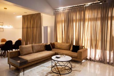 Luxury 3 Bedroom Terrace Apartment with Ps5, Pool, Snooker Board, Gym,, Osborne, Ikoyi, Lagos, Flat / Apartment Short Let