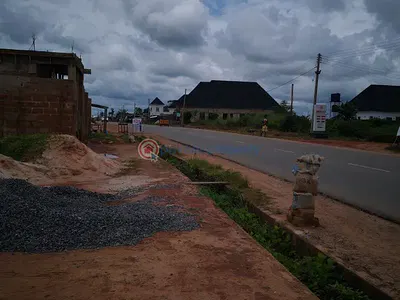 4.428 Hectares Plus Prime Land on Major Road — Benin Road, Owo, Ondo
