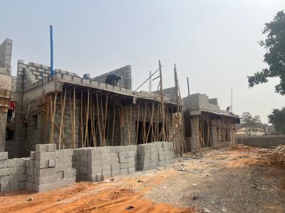 4 Bedrooms Terrace Duplex with a Bq, Close to Lento Aluminum, Close to Jabi Airport Junction, By The Road, Life Camp, Abuja, Terraced Duplex for Sale