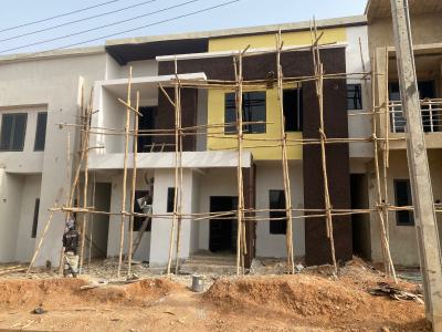 Newly Built 4 Bedroom Terraced Duplex with Bq, First Plot, Dantata Bridge Airport Road, Galadimawa, Abuja, Terraced Duplex for Sale