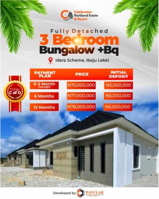 Own an Affordable Luxury 3 Bedroom Bungalow in The Heart of Lagos, Idera Scheme, Lekki Epe Express Road, Ibeju Lekki, Lagos, Detached Bungalow for Sale