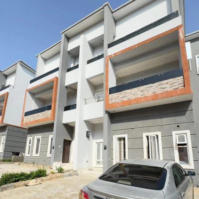 Luxury 4 Bedroom Spacious Terrace Duplex ,bq. in an Estate, Peachville Garden Estate ,opposite Games Village, Kukwaba, Abuja, Terraced Duplex for Sale