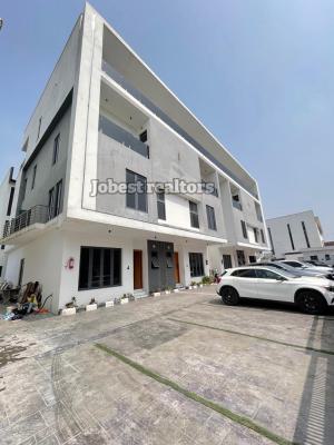 Smart 4 Bedroom Terrace Duplex with Bq in Secured Estate, Ologolo, Lekki, Lagos, Terraced Duplex for Rent