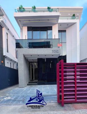 Contemporary Designed 5 Bedroom Fully Detached Swimming Pool & Gym, Chevron, Lekki, Lagos, Detached Duplex for Sale