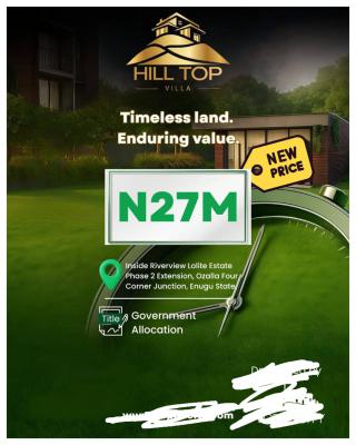 Land with C of O, Enugu, Enugu, Residential Land for Sale
