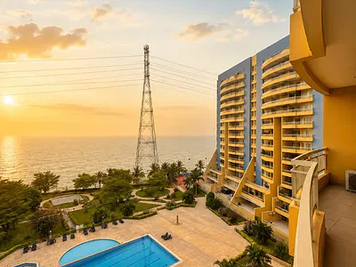 Top Notch 3 Bedroom Waterfront Apartment with a BQ and Great Amenities — Ikoyi, Lagos