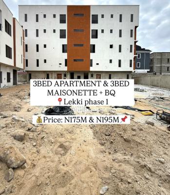 Exquisite 3 Bedroom Apartment with Bq, Lekki Phase 1, Lekki Phase 1, Lekki, Lagos, Block of Flats for Sale