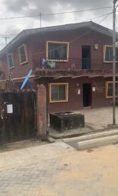 Old Structure on 600sqm Plot at D Newly Interlocked Off Anjorin Street, Off Anjorin, Surulere, Lagos, Block of Flats for Sale