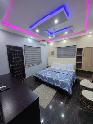Luxury 1bedroom Apartment with Great Amenities, Emina Crescent Off Toyin Allen Ikeja, Allen, Ikeja, Lagos, Flat / Apartment Short Let