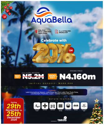 Beachfront Land, Ode Omi, Ibeju Lekki, Lagos, Land for Sale