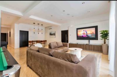 Waterfront 3 Bedroom with Swimming Pool, Gym and Ps5 Game on Request, Lekki Phase 1, Lekki, Lagos, Flat / Apartment Short Let