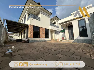 Beautifully Finished 3 Bedroom Semi Detached Duplex with 1 Bedroom BQ