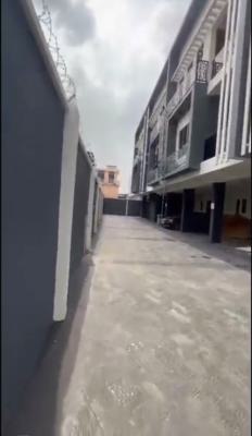 4 Bedroom Duplex Terrace with a Room Bq in an Estate, Off College Road, Ogba, Ikeja, Lagos, Terraced Duplex for Sale