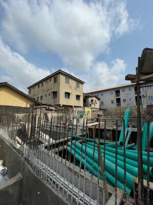 Fully Furnished Premium Cash Generating One Bed at Offplan Stage, Premium Shortlet Property on G+5 Floor on Little Street Off Montgomery, Sabo, Yaba, Lagos, Block of Flats for Sale