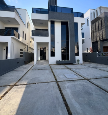Spacious 5bedroom Fully Detached Duplex with Bq at Ikota, Ikota By Bis Apartment, Ikota, Lekki, Lagos, Detached Duplex for Rent