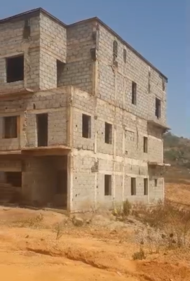 5bedroom 2floor Fully Detached Duplex  Carcass, Diplomatic Hills Estate, Katampe Extension, Katampe, Abuja, Detached Duplex for Sale