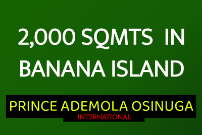 Land 2,000 Sqmts in Residential Zone, Banana Island Estate, Banana Island, Ikoyi, Lagos, Residential Land for Sale