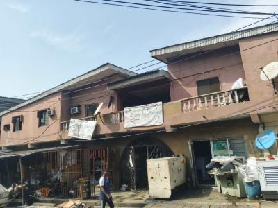 Solid 8 Bedroom Block of Flats with 6 Large Office Space, Shomolu, Lagos, Block of Flats for Sale