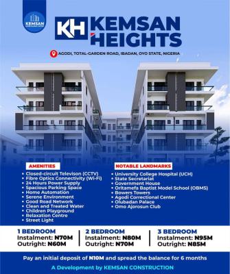 Own a Home Where Comfort Meets Class, Kemsan Heights, Agodi, Ibadan, Oyo, Flat / Apartment for Sale