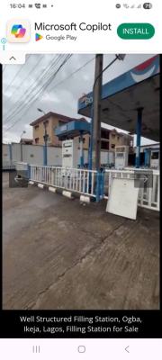 Well Structured Filling Station with 5 Dispensable Pumps and Gas Skid, Ogba, Ikeja, Lagos, Filling Station for Sale