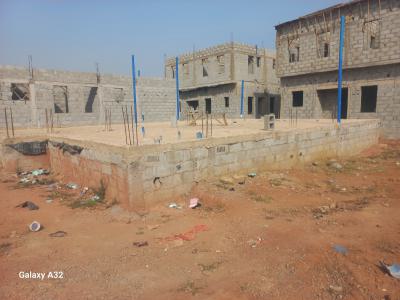 Estate Land with a Dpc for a Duplex and Bq, Opposite Gaat International School, Gaduwa, Abuja, Residential Land for Sale