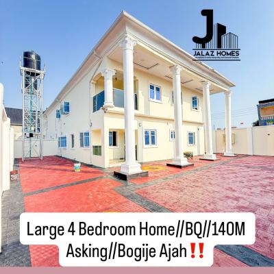 Brand New 4 Bedroom Detached Home, Bogije, Ibeju Lekki, Lagos, House for Sale
