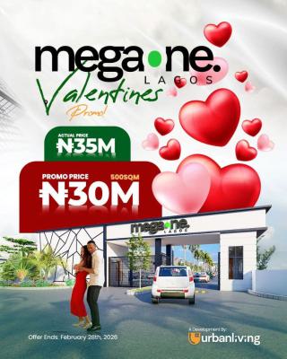 Megane Valentine Discount Promo Opportunity, Off Expressway, Ibeju Lekki, Lagos, Residential Land for Sale