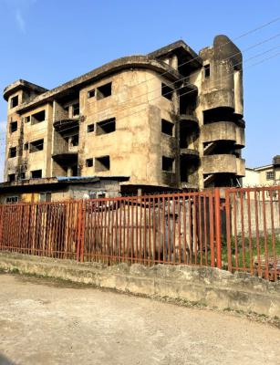 Uncompleted Very Solid 3 Story Building with Penthouse, Off Taoridi Street, Bode Thomas, Surulere, Lagos, Block of Flats for Sale