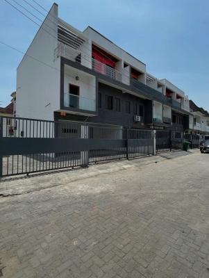 a Spacious Built 4 Bedroom Self Compound Terrace Duplex  on 2 Floors, Idado, Lekki, Lagos, Terraced Duplex for Sale