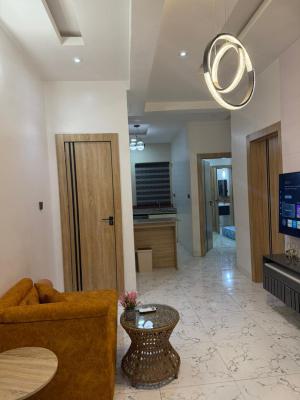 Furnished & Serviced 2bedroom Apartment (upstairs), Chevron-lekki, Lekki, Lagos, Flat / Apartment for Rent