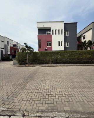 Fully Furnished 4-bedroom Townhouse with Bq, Vintage Park Estate, Osapa, Lekki, Lagos, House for Sale