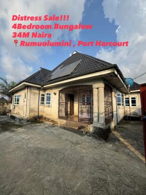 Distressed: 4 Bedroom Bungalow (wt. 2.5 Kva Solar Inverter Setup), Iwofe, Port Harcourt, Rivers, Detached Bungalow for Sale