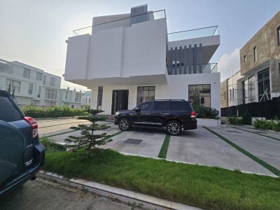 Contemporary Mansion with 2 - Room Bqs, Cowrie Creek Estate, Ikate, Lekki, Lagos, Detached Duplex for Sale