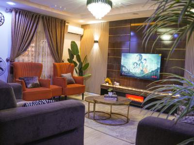 Luxury 3 Bedroom Apartment for Short and Long Stay, Brains and Harmers City Estate, Ecowas Close , Life Camp, Life Camp, Abuja, Flat / Apartment Short Let