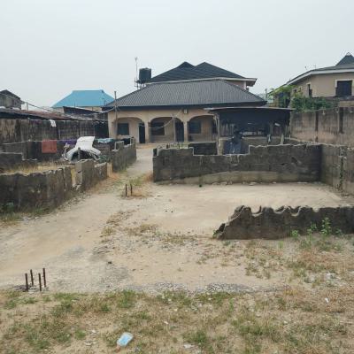 Standard Full Plot of Land with Mini Flat and 2 Nos of Room Self Contain, Off Agidi Road, Alapere, Ketu, Lagos, House for Sale