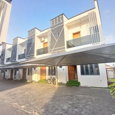 Affordable 2 Bedroom Terrace Duplex with Bq, Chevron Toll Gate, Orchid Road, Lekki, Lagos, Terraced Duplex for Rent