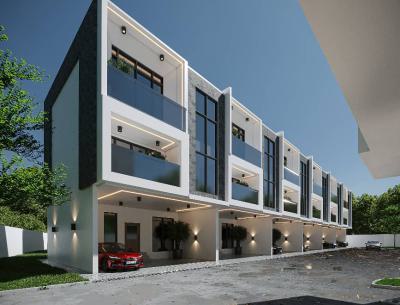 Premium and Exclusive 4 Bedroom Terraces Swimming Pool - Gym, Luxury Living - Modern Structure - All Room Ensuite - Family Lounge, Ikate, Lekki, Lagos, Terraced Duplex for Sale