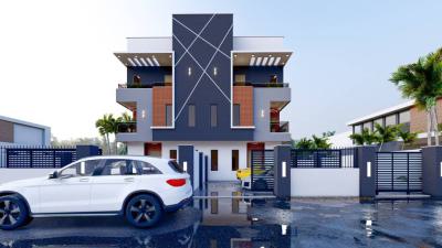 4 Bedroom Semi Detached Duplexes with Bq, Lagos, Gbagada, Lagos, Semi-detached Duplex for Sale