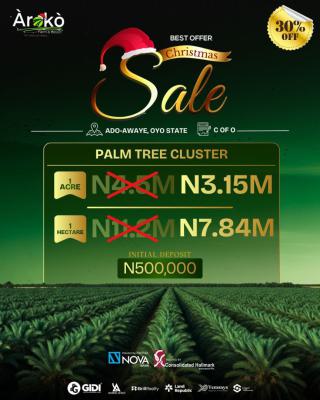 Farm Land, Ado-awaye, Ovo State, Ibadan, Oyo, Industrial Land for Sale