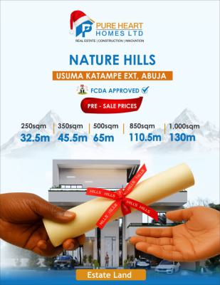 Estate Land, Usuma, Nature Hills, Katampe Extension, Katampe, Abuja, Residential Land for Sale