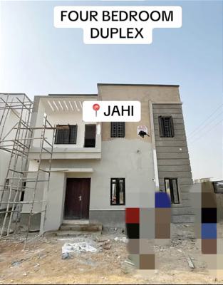 4-bedrooms Standalone Duplex, Tarred Road, Jahi, Abuja, Detached Duplex for Rent