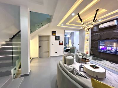 Beachfront 4 Bedroom Terrace Duplex with Swimming Pool, Horizon Cyberville Estate, By Nike Art Gallery, Ikate Elegushi, Lekki, Lagos, Flat / Apartment Short Let