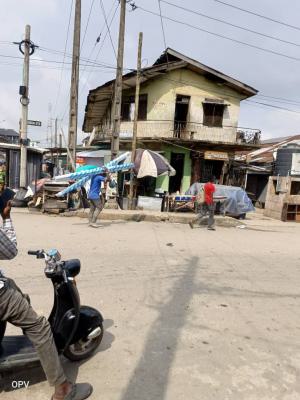 a Demolishable Or Can Renovate Storey Building on a Plot of Land, Abiodun\market Street Somolu, Shomolu, Lagos, Residential Land for Sale