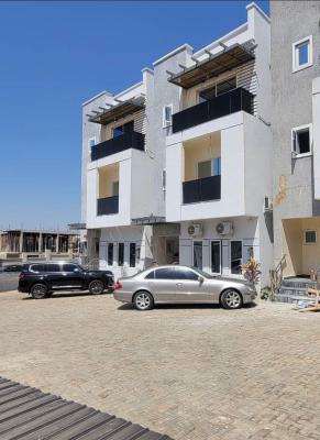 4-bedrooms Terrace Duplex with Bq, Main, Guzape District, Abuja, Terraced Duplex for Rent